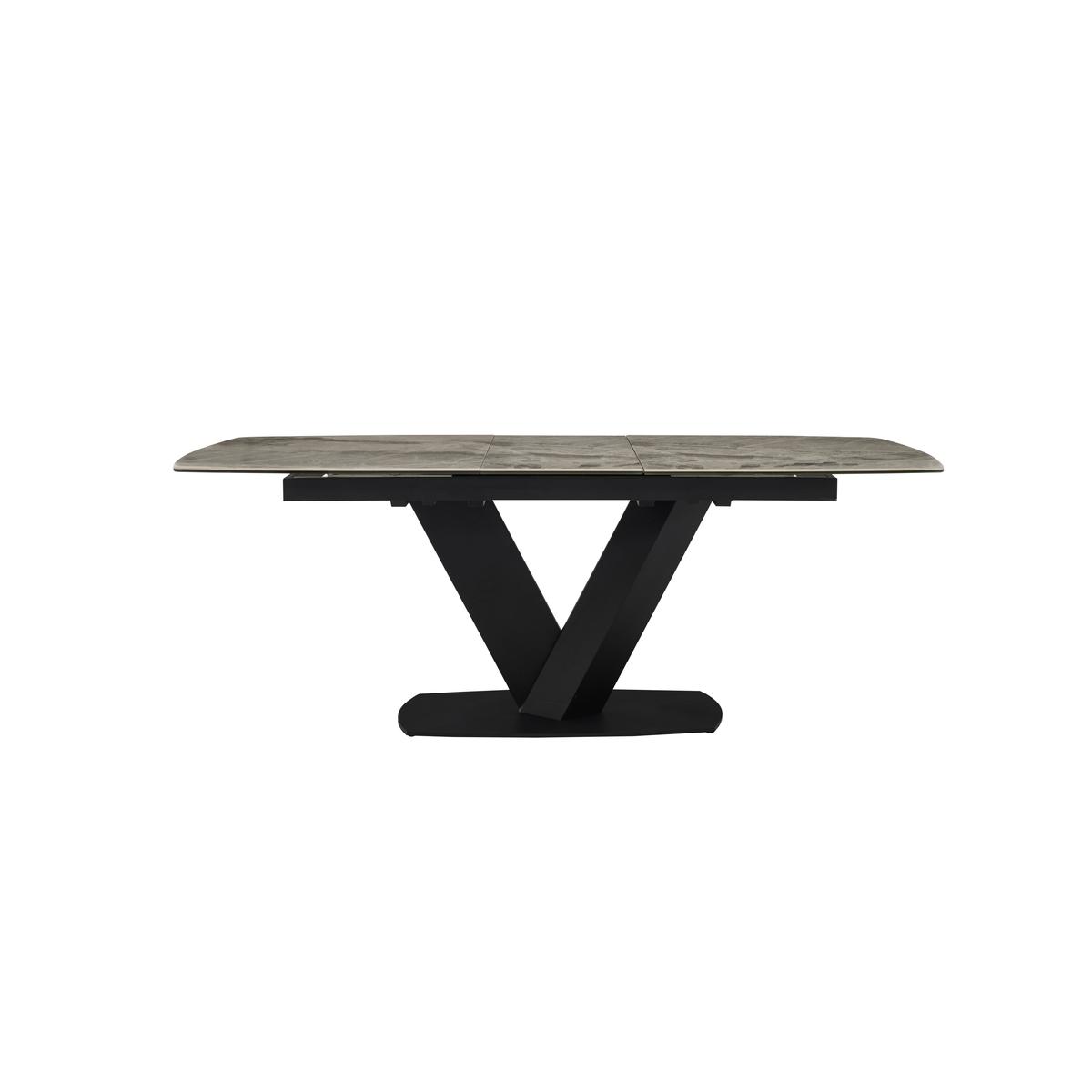 Merlin Extending Dining Table - Grey - By Furniture Village – image 3