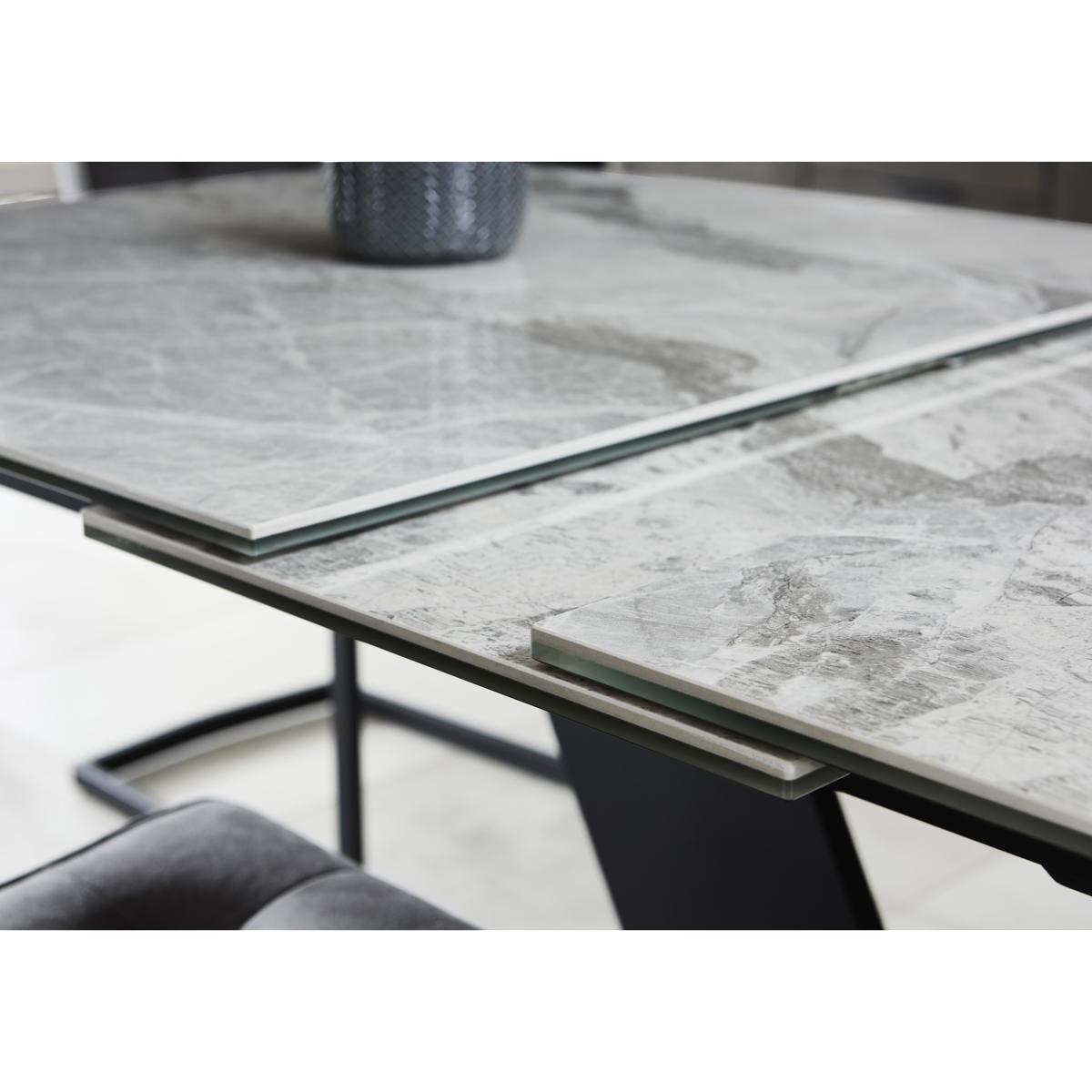 Merlin Extending Dining Table - Grey - By Furniture Village – image 4