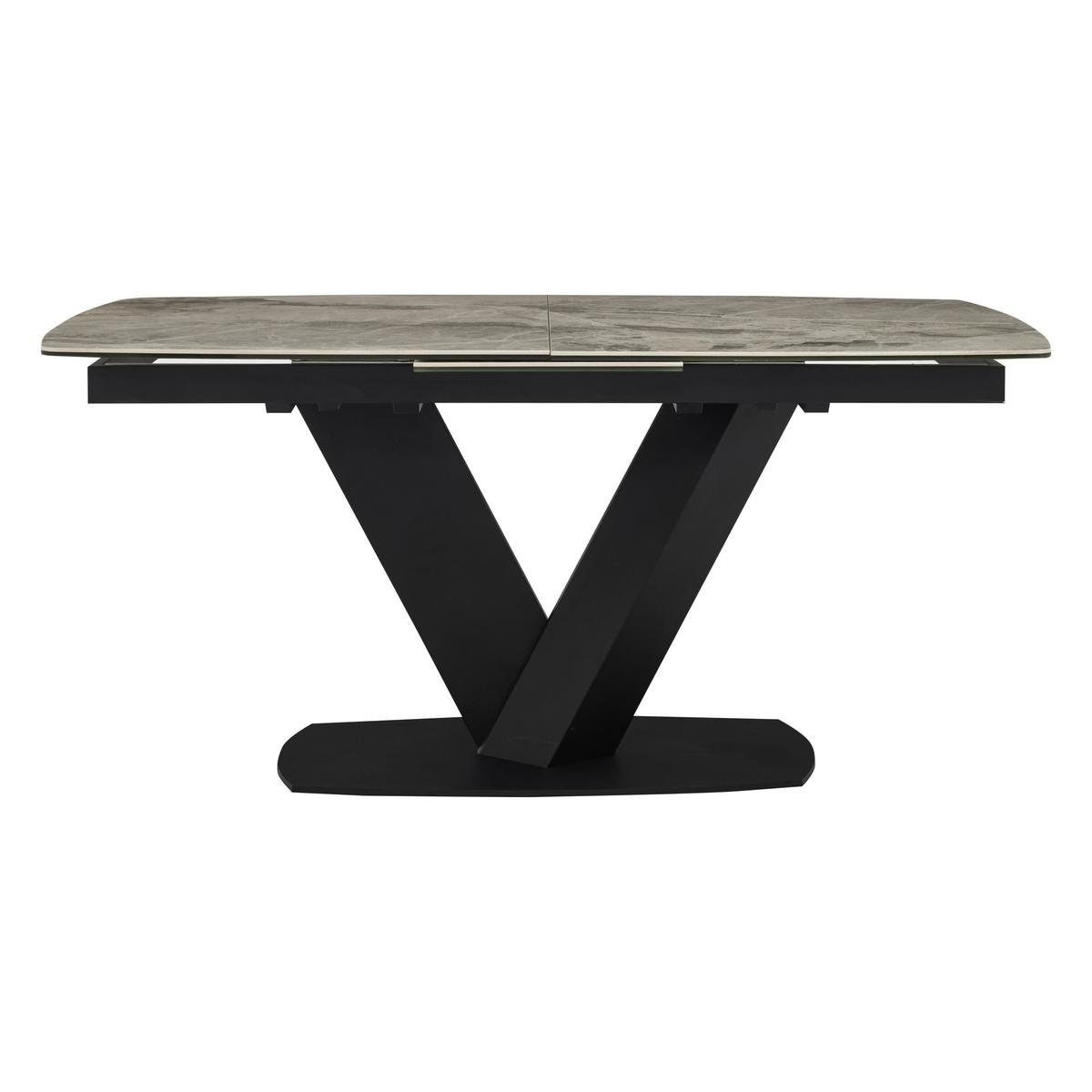 Merlin Extending Dining Table - Grey - By Furniture Village – image 2