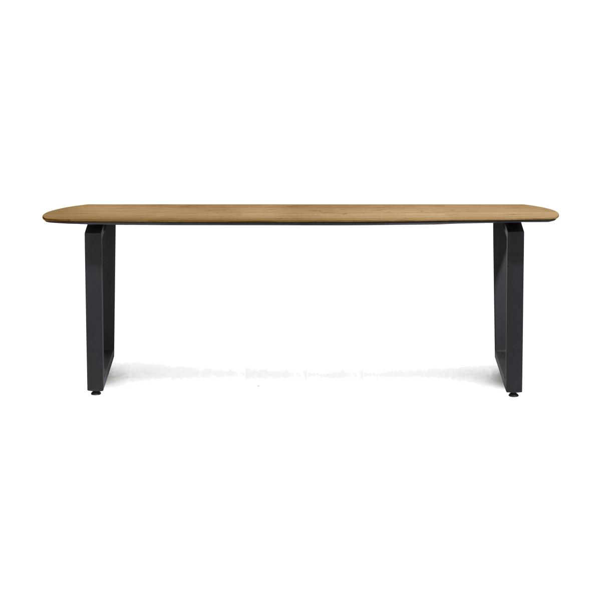 Habufa - Montreal Dining Table with U-Shaped Legs - 190-cm - Railway Brown – image 1