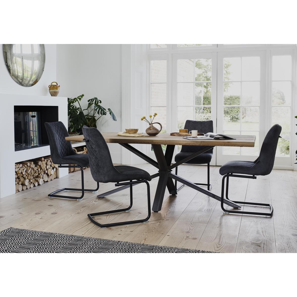 Habufa - Philadelphia Dining Table - 170-cm - Brown – image 3