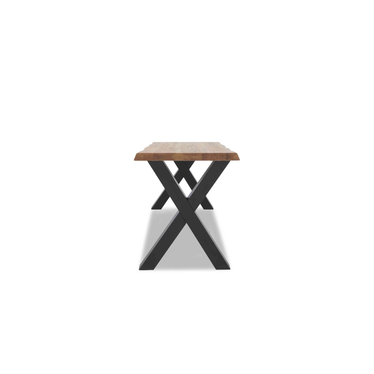 Bodahl - Compact Terra Raw Edge Bar Table with X-Shaped Legs - 160-cm - Old Bassano – image 3