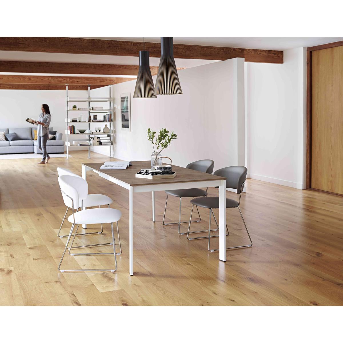 Calligaris - Eminence Extending Dining Table - Grey – image 3