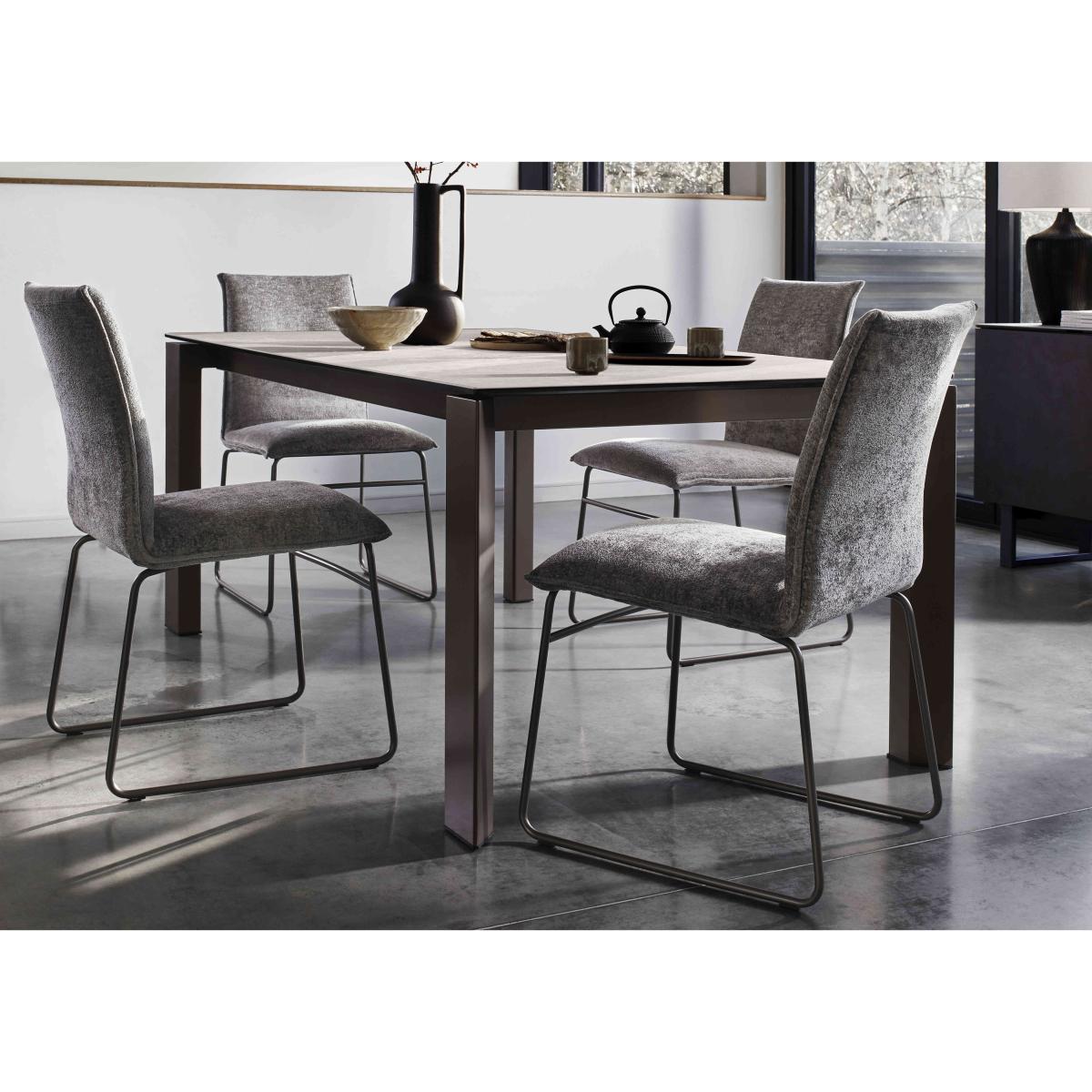 Connubia - Viola Extending Dining Table with Metal Legs - 160-cm – image 3