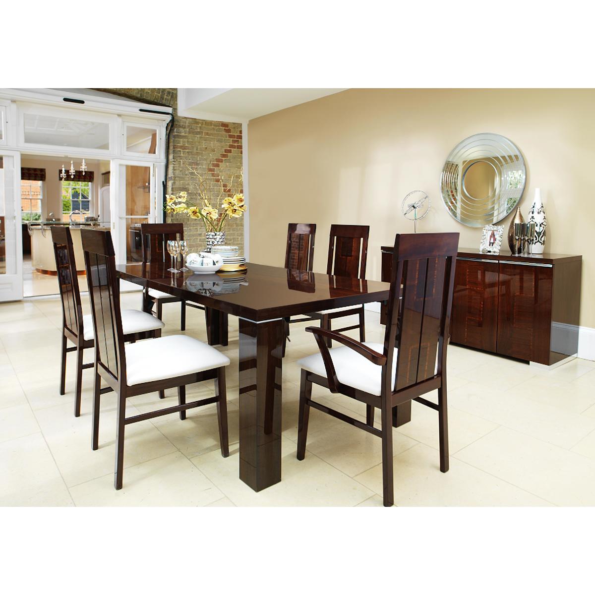 ALF - Palermo Extending Dining Table - Brown – image 2