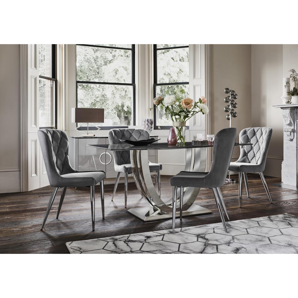 Donnie Dining Table - Grey – image 2