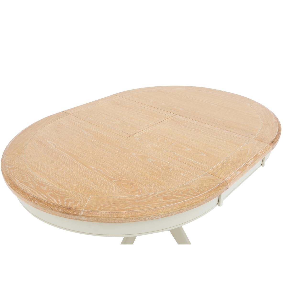 Furnitureland - Angeles Round Extending Dining Table - White – image 5