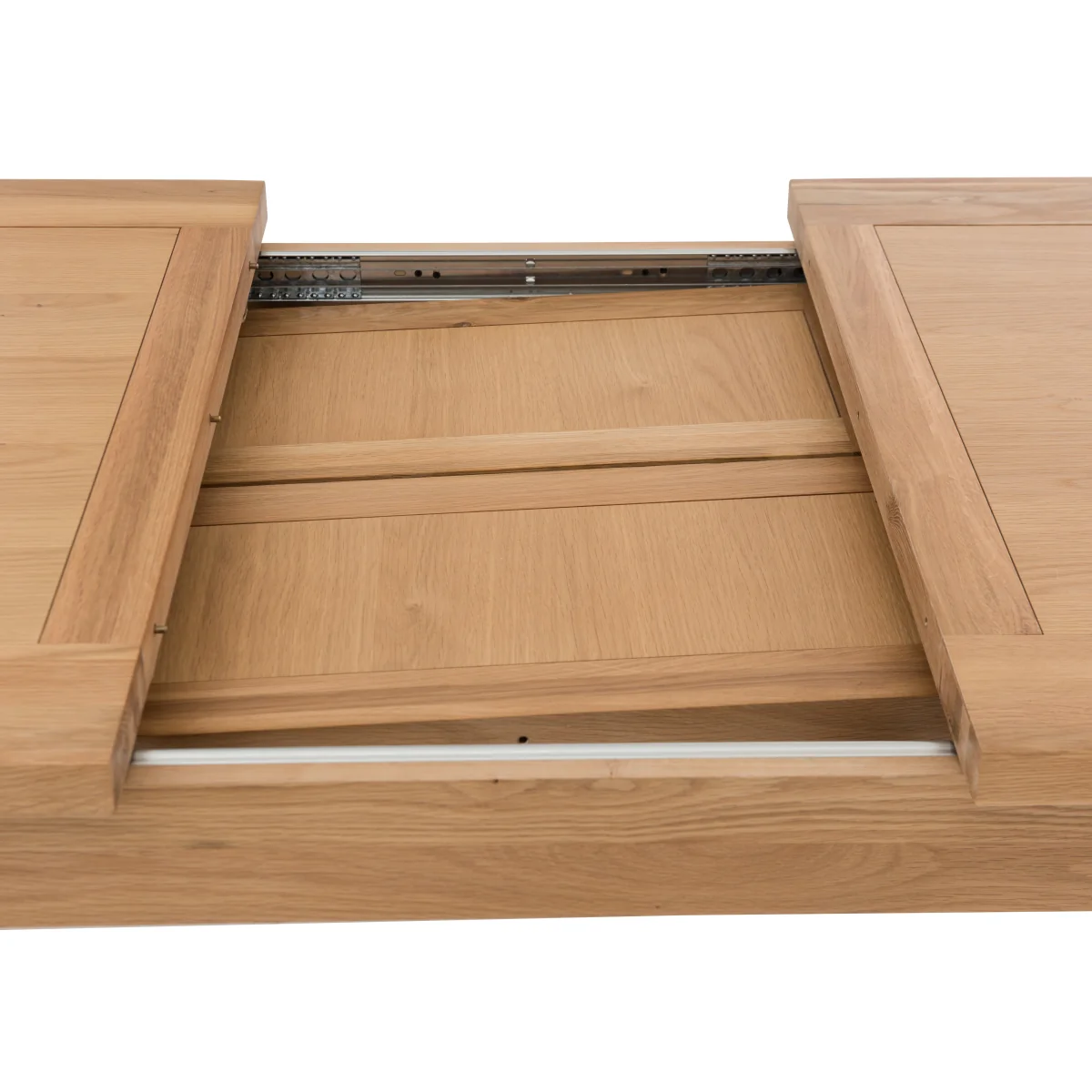 Furnitureland - California Rectangular Oak Extending Dining Table – image 5