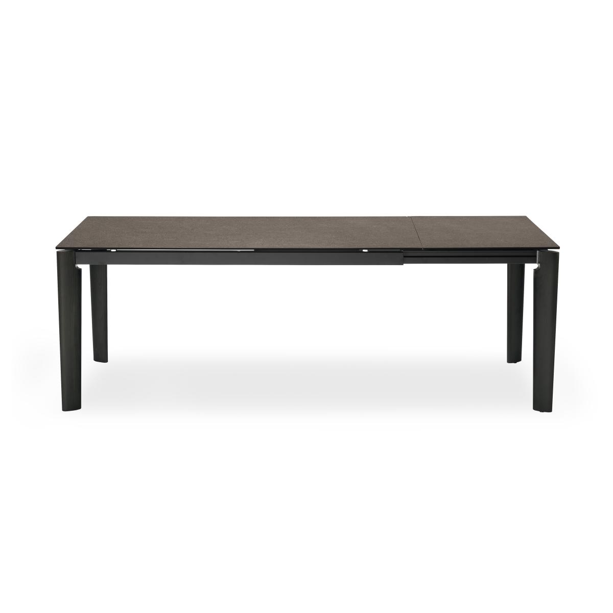 Connubia - Rosa 130cm Small Extending Dining Table with Bronze Ceramic Top and Graphite Wooden Legs and 4 Siren Chairs - Desert – image 8