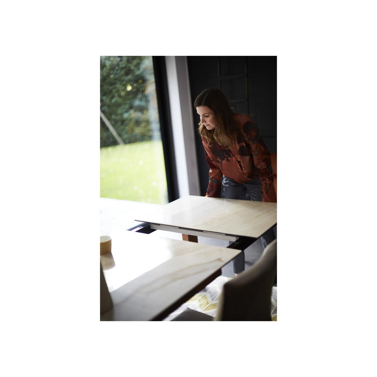 Calligaris - Onyx Extending Dining Table - Brown – image 3