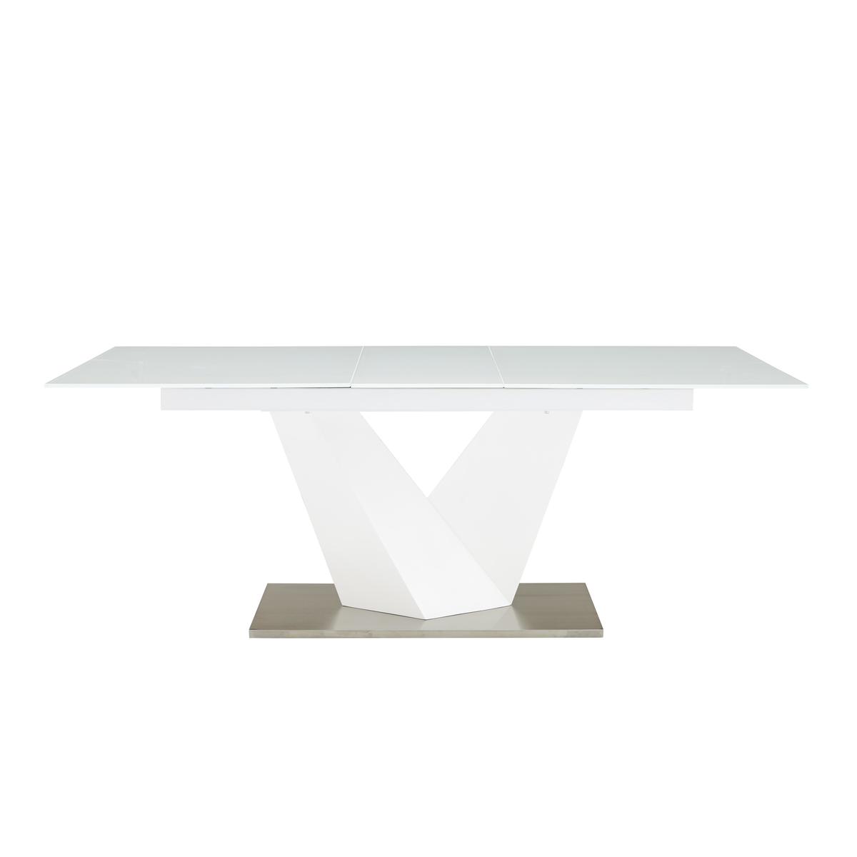 Panama White Extending Dining Table - White - By Furniture Village – image 4