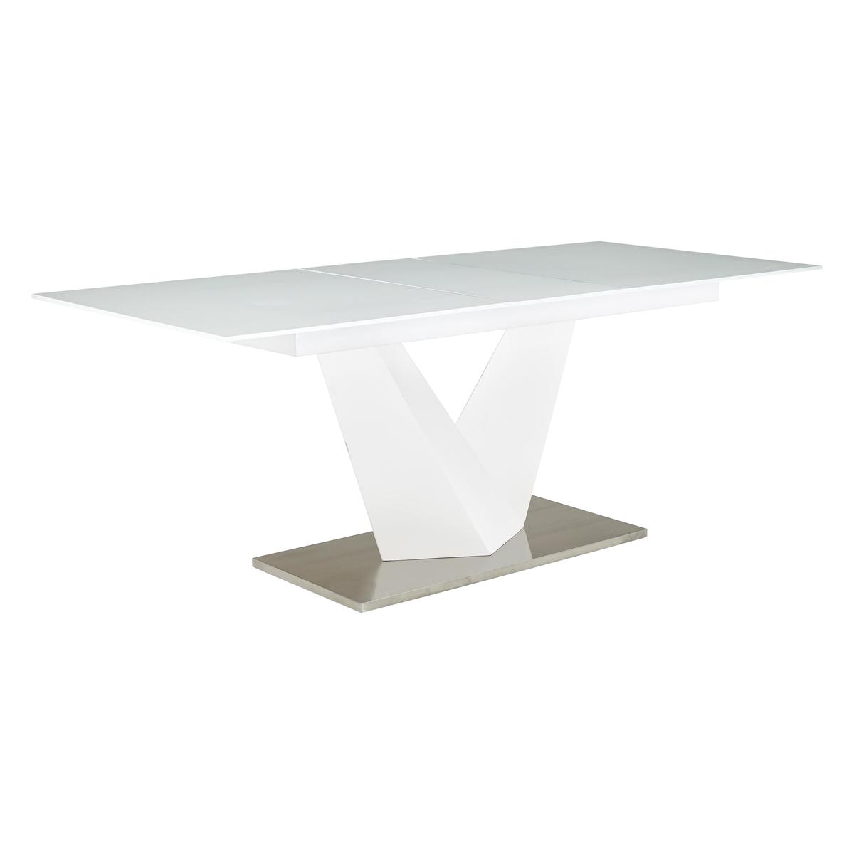 Panama White Extending Dining Table - White - By Furniture Village – image 1