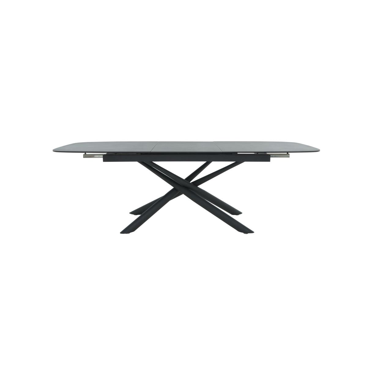 Zeppelin Grey Extending Dining Table – image 4