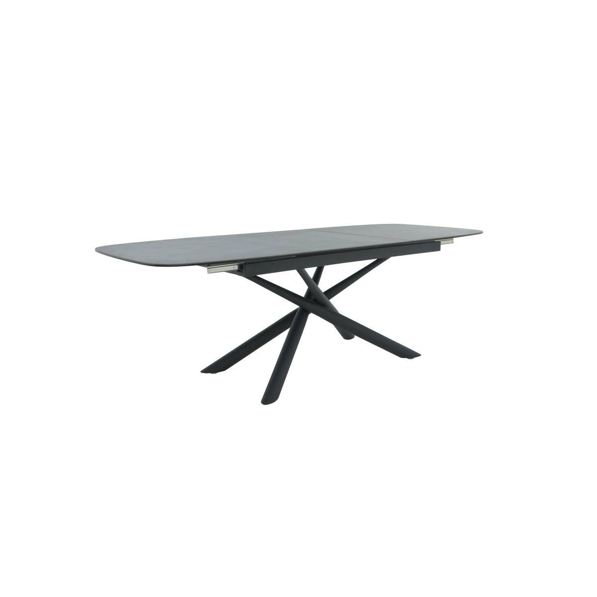 Zeppelin Grey Extending Dining Table – image 6