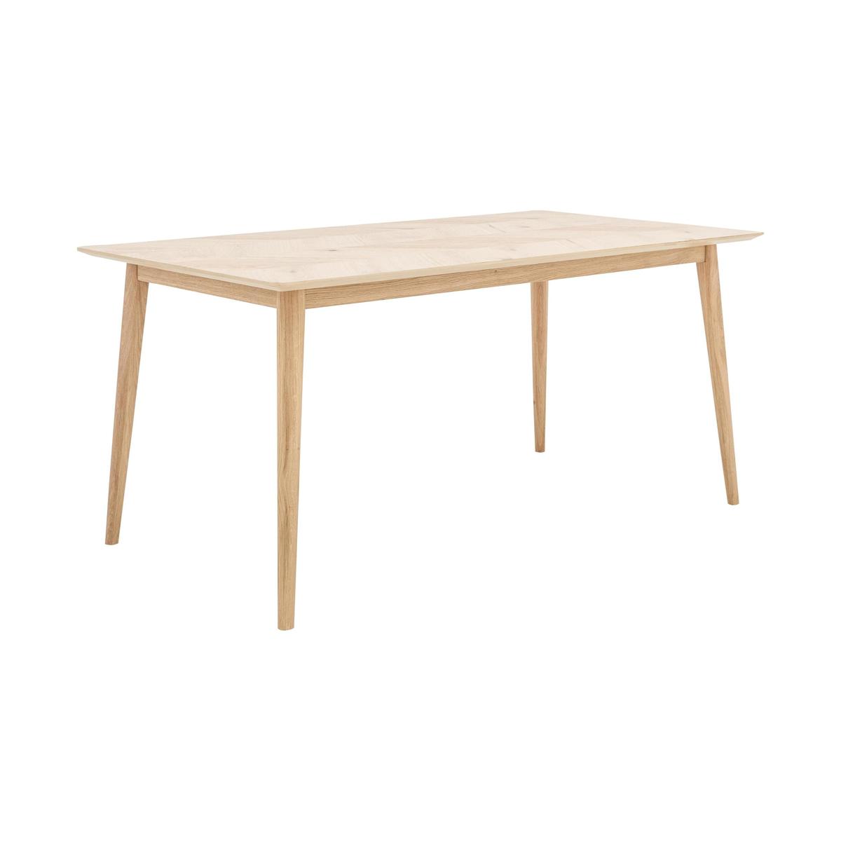 Walker Fixed Dining Table - Brown - By Furniture Village – image 1