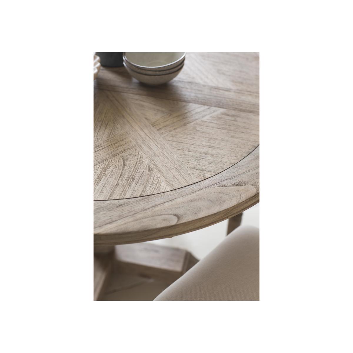 Riviera Round Extending Dining Table - Brown - By Furniture Village – image 2