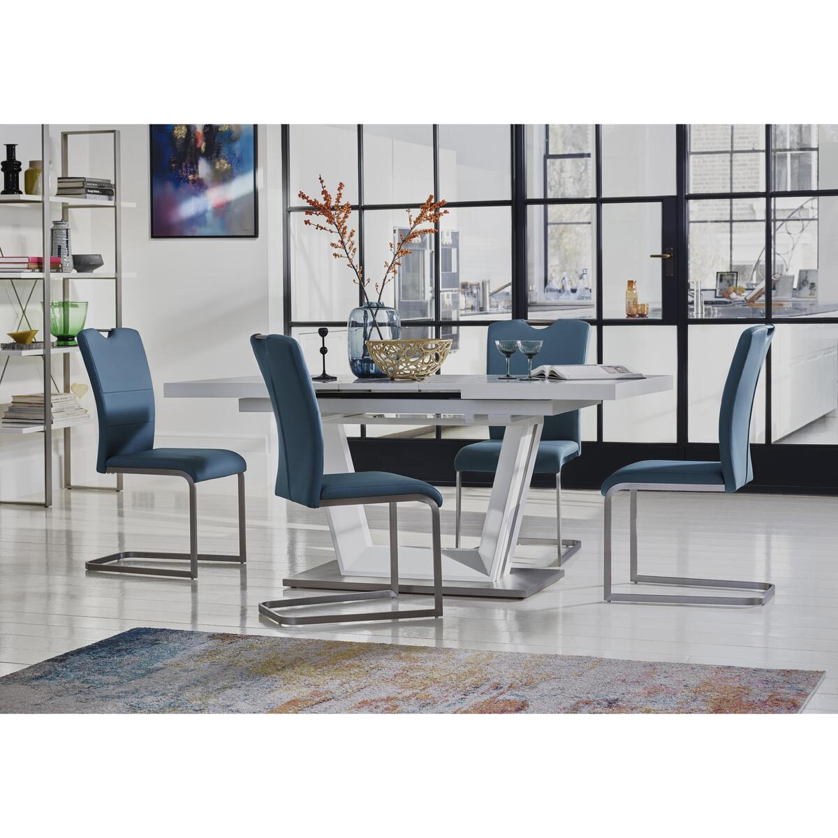 Bianco Small Extending Dining Table - White – image 6