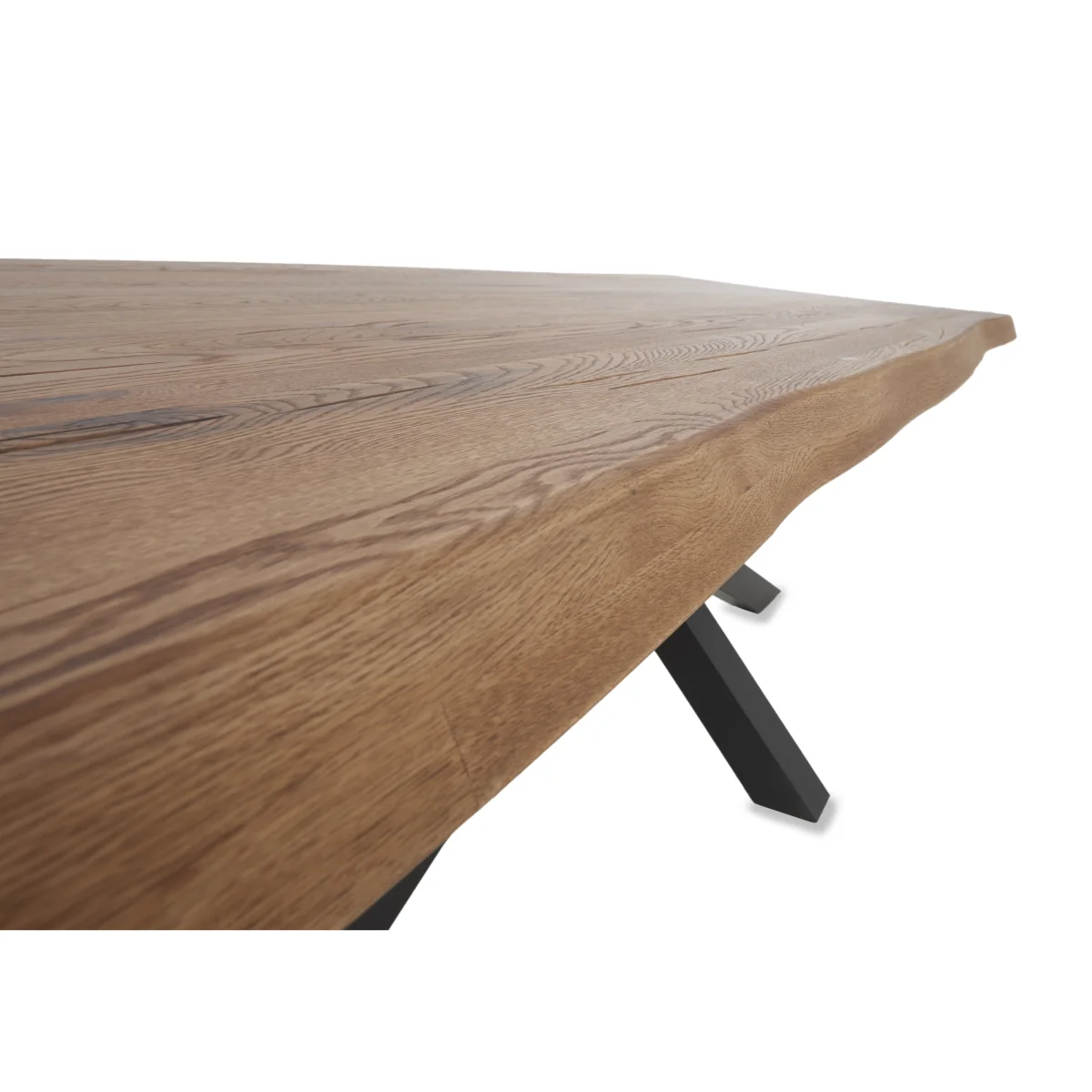 Bodahl - Njord Raw Edge Dining Table with Metal Star Base - 280-cm - Vintage Grey – image 5