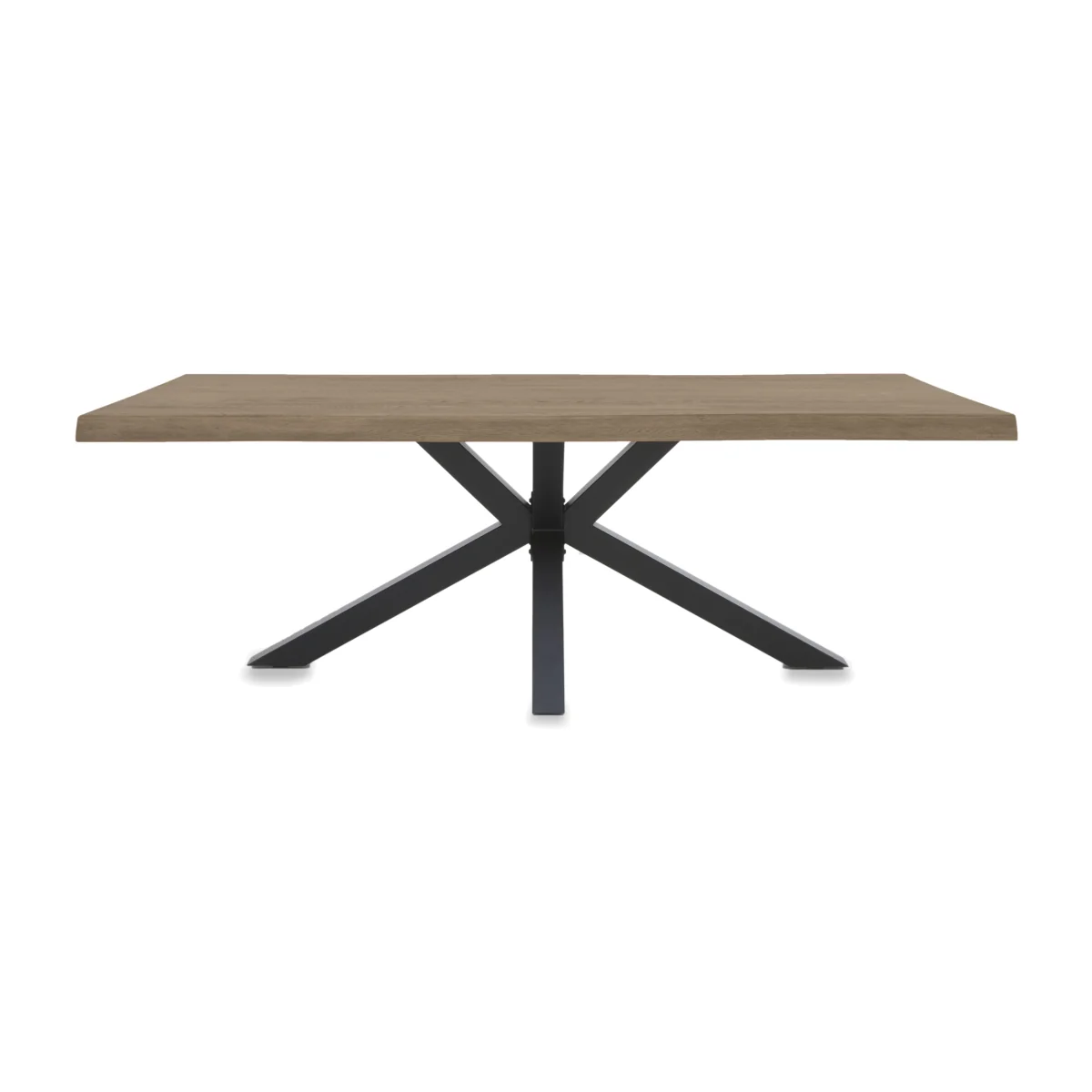 Bodahl - Njord Raw Edge Dining Table with Metal Star Base - 280-cm - Vintage Grey – image 1