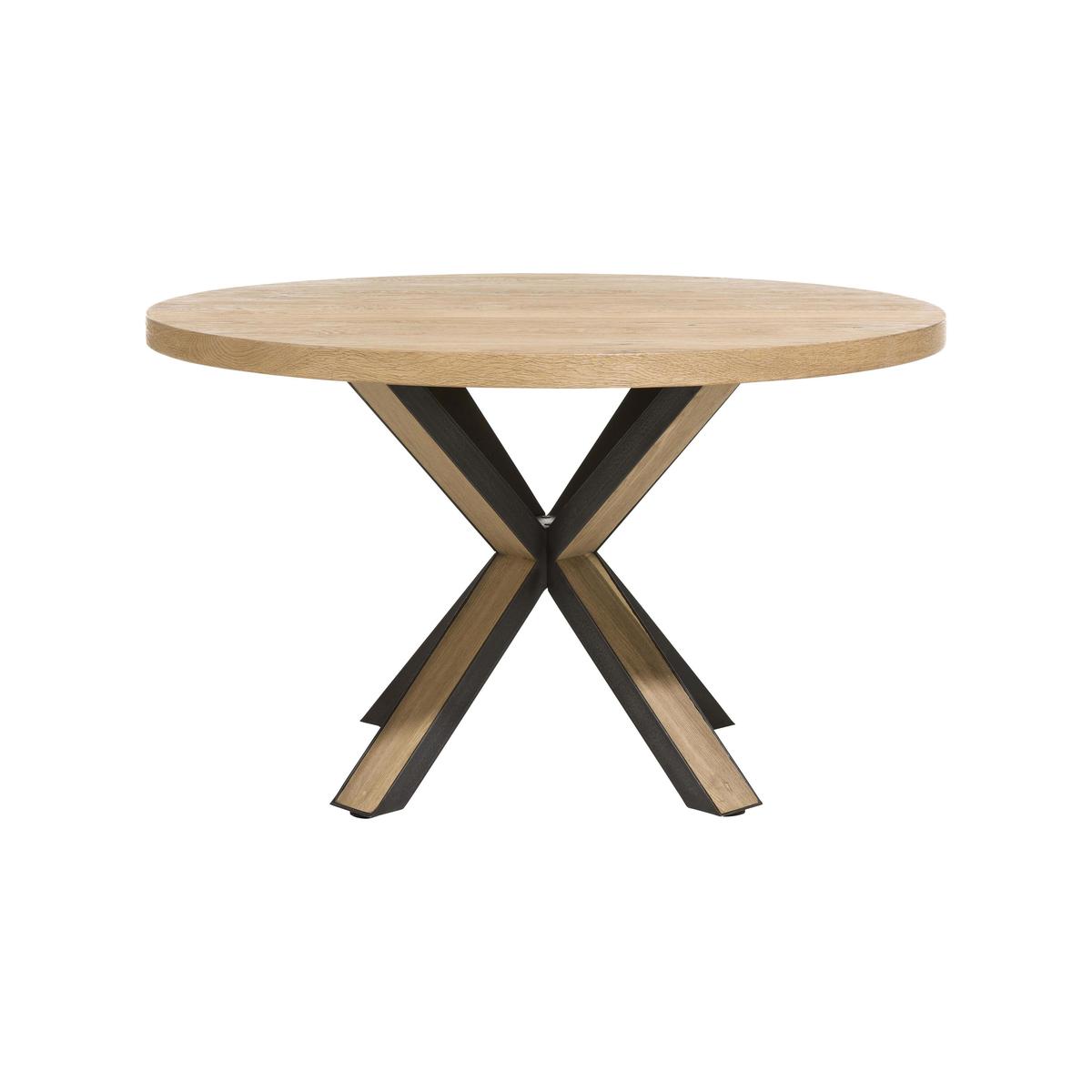 Habufa - Detroit Starburst Leg Circular Dining Table - Brown – image 2
