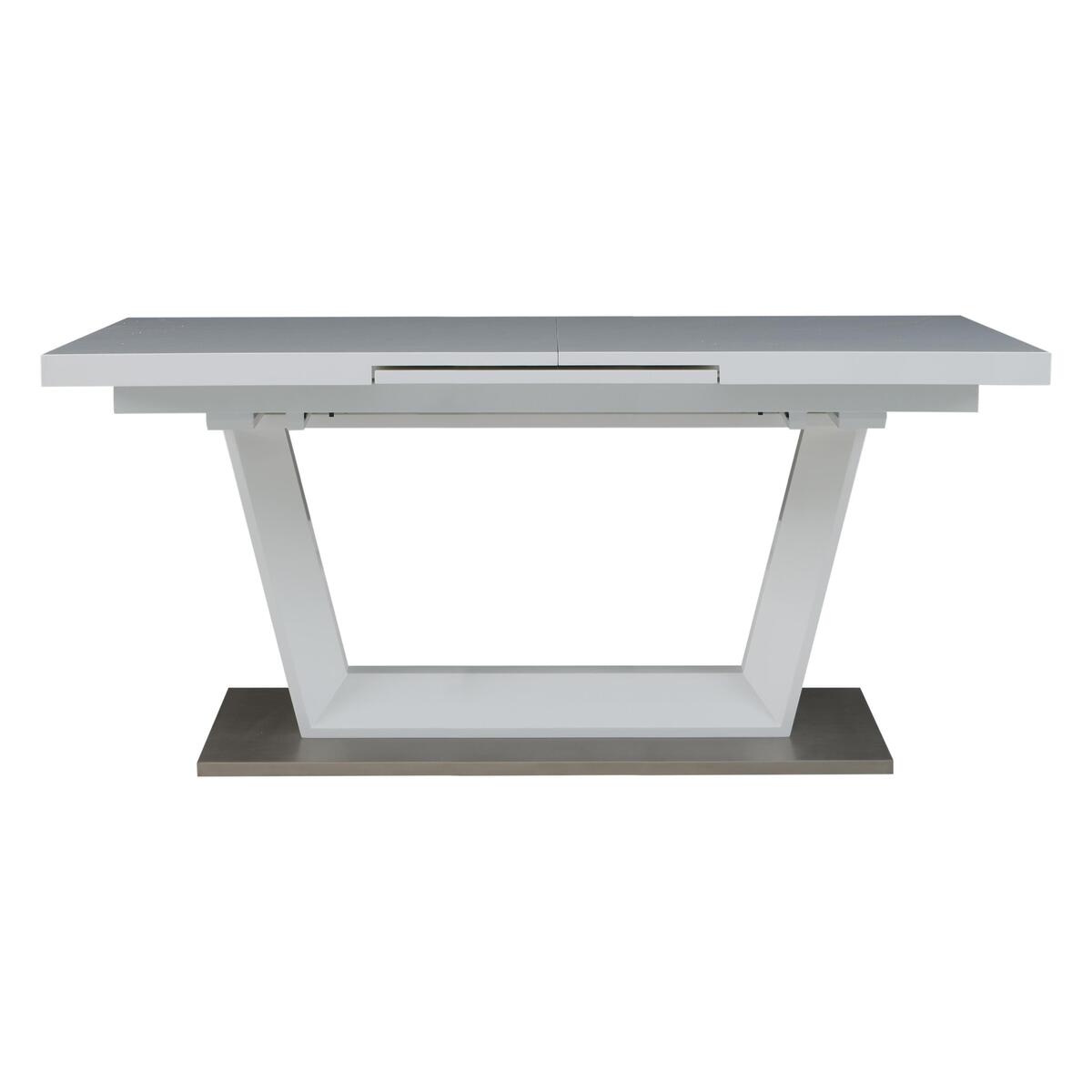Bianco Large Extending Dining Table - White – image 2