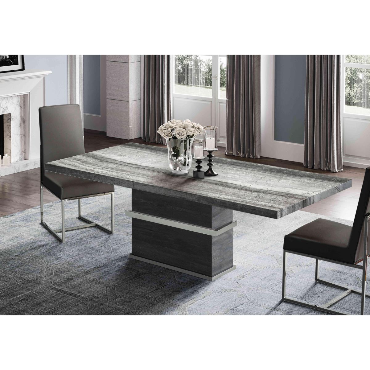 Stone International - Saturn Rectangular Dining Table with Straight Edges – image 2