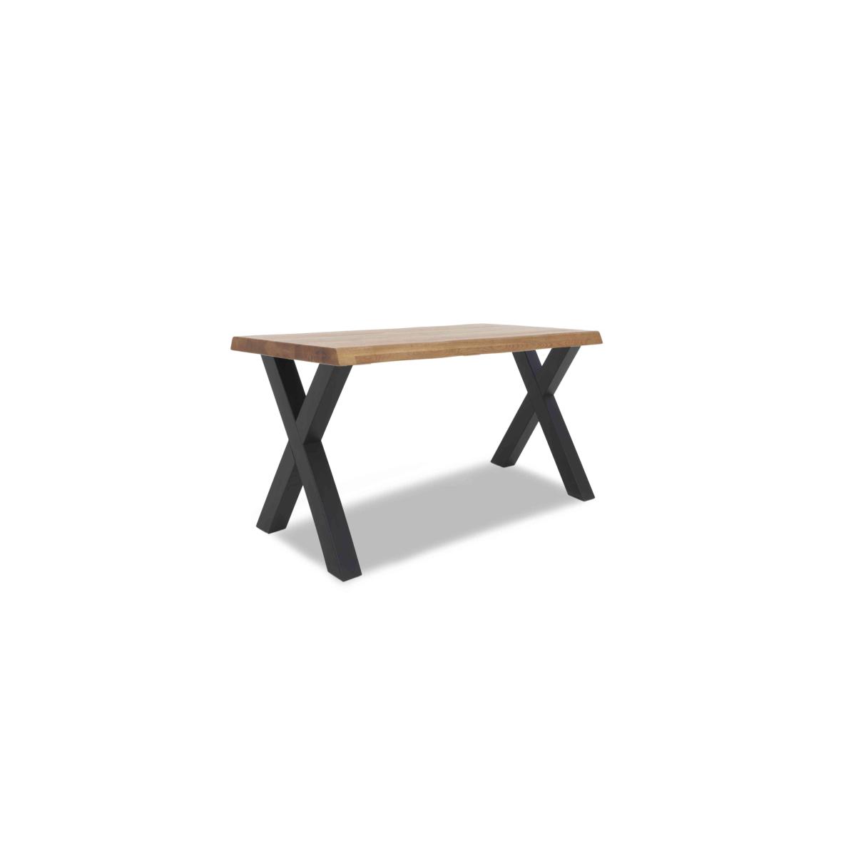 Bodahl - Compact Terra Raw Edge Bar Table with X-Shaped Legs - 160-cm - Vintage Grey – image 2