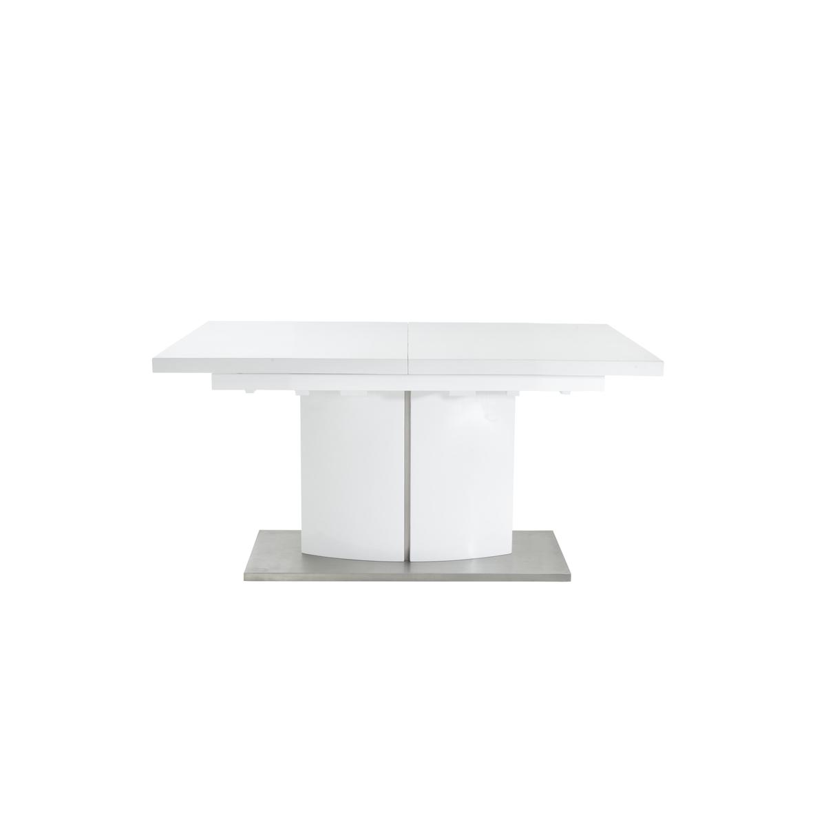 Grande Small White High Gloss Extending Table - White - By Furniture Village – image 2