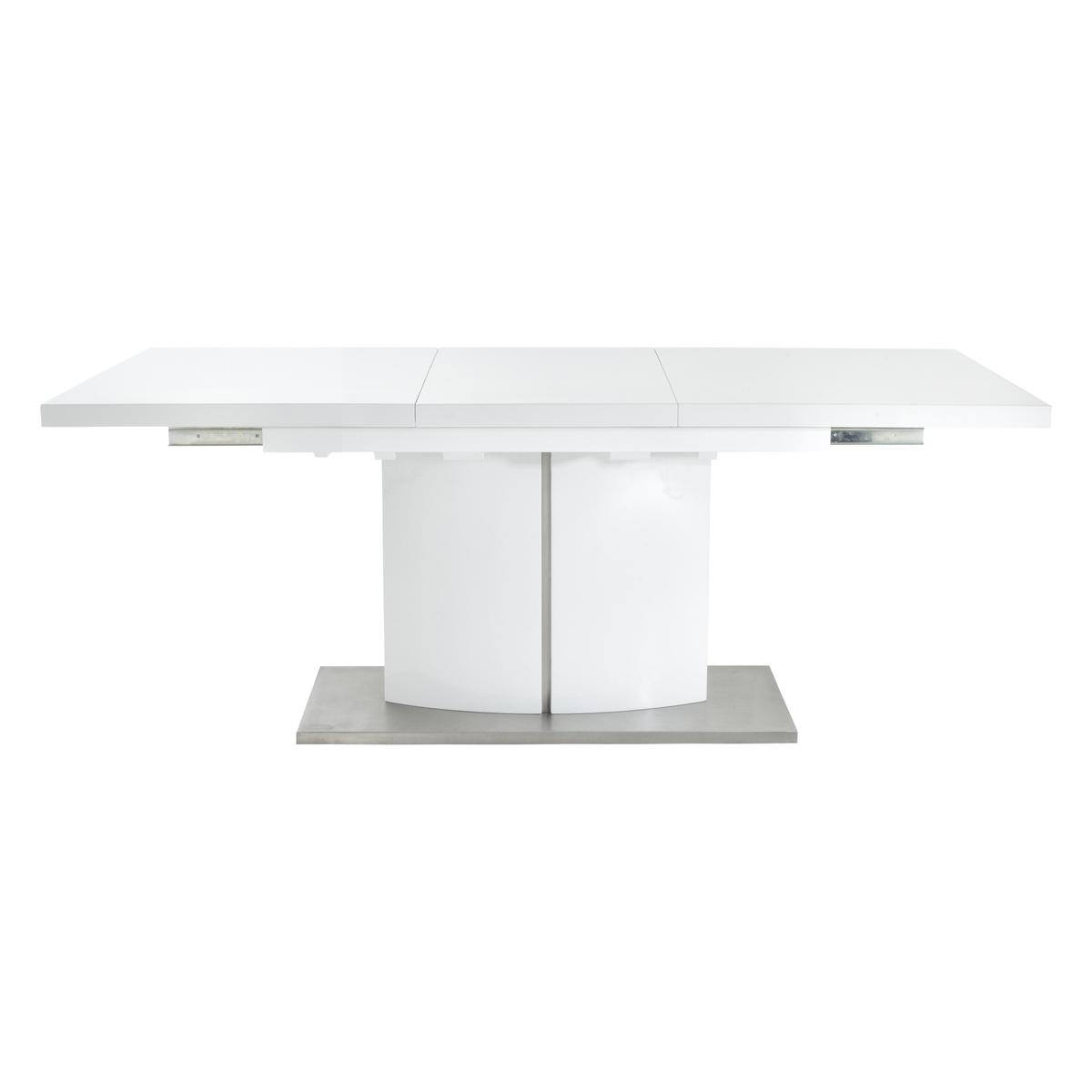 Grande Small White High Gloss Extending Table - White - By Furniture Village – image 1