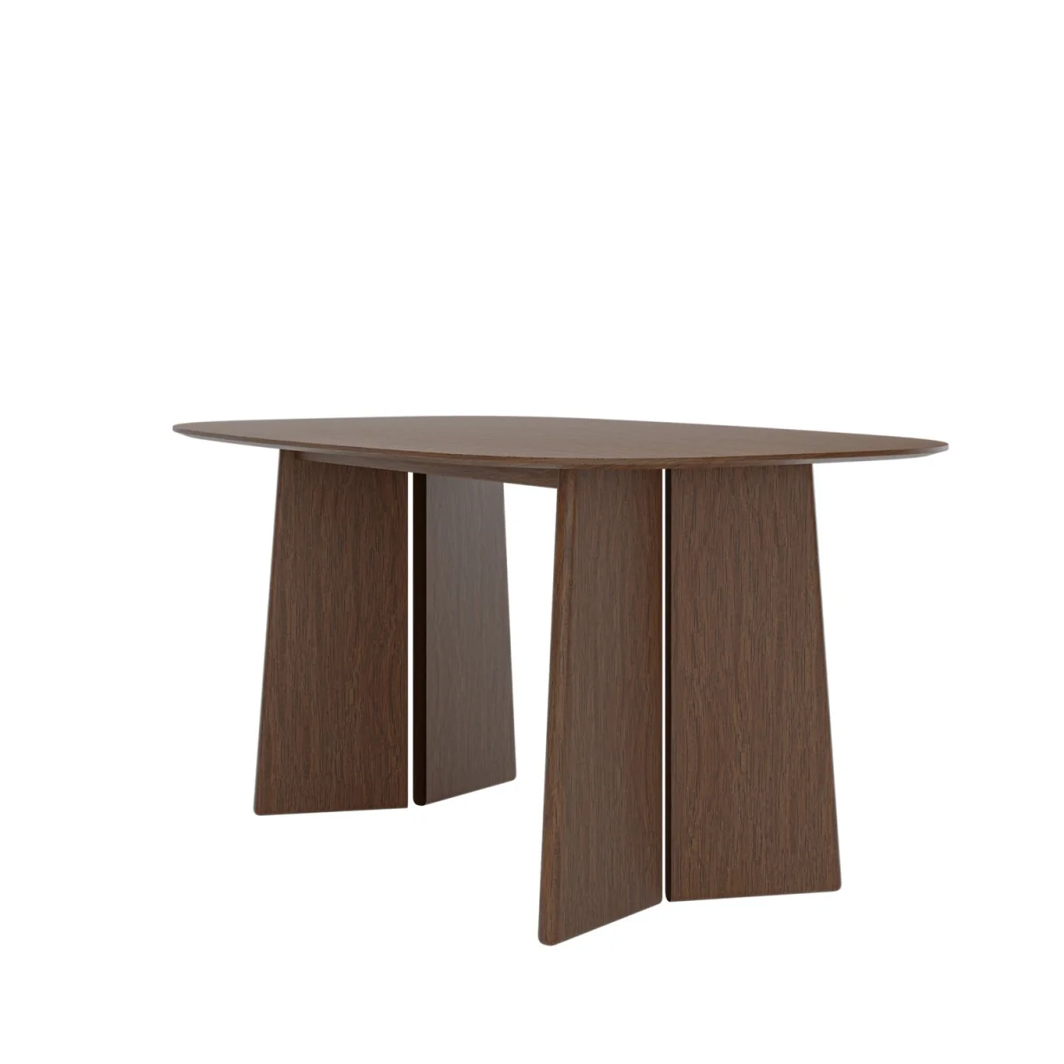 Rectangular Walnut Dining Table - Seats 4 - 6 - Rivo – image 4