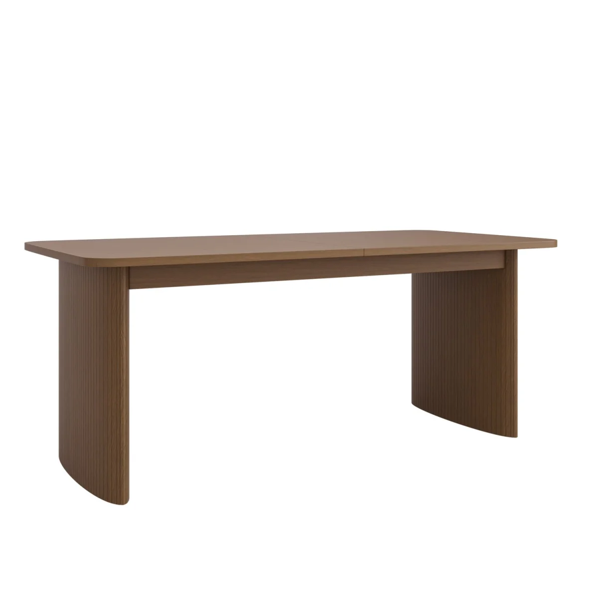 Large Walnut Extendable Dining Table - Seats 6 - 8 - Jarel – image 4