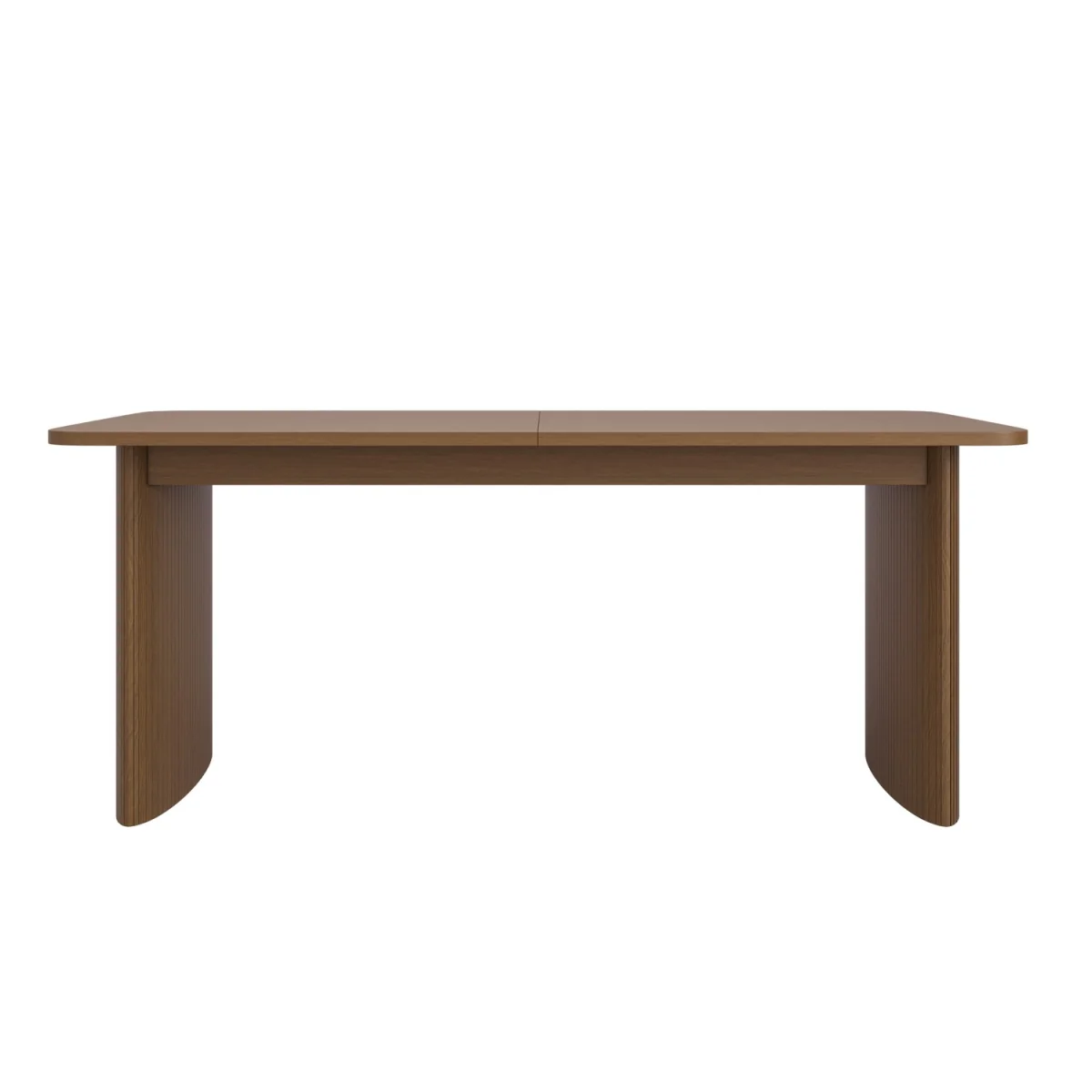 Large Walnut Extendable Dining Table - Seats 6 - 8 - Jarel – image 5