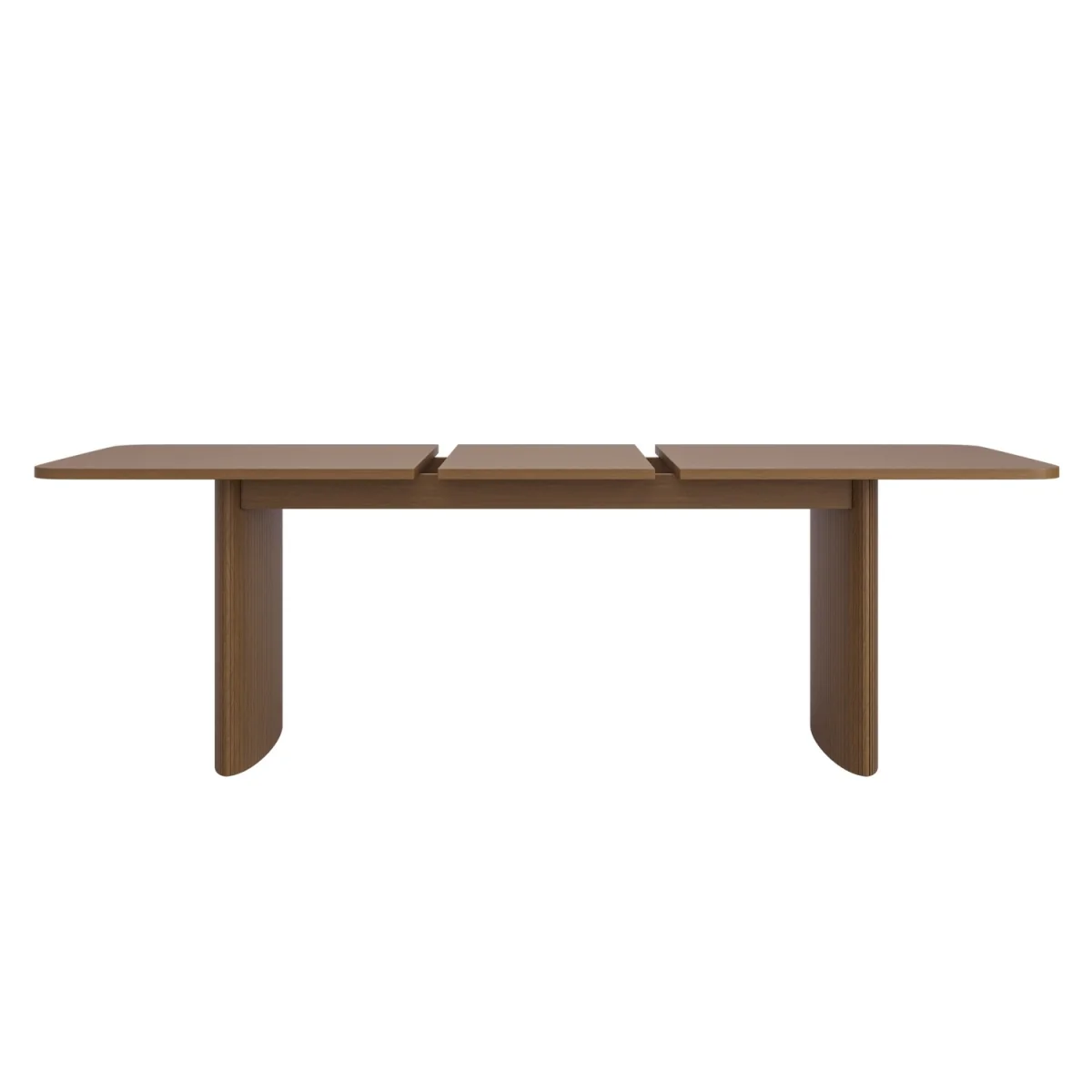 Large Walnut Extendable Dining Table - Seats 6 - 8 - Jarel – image 6