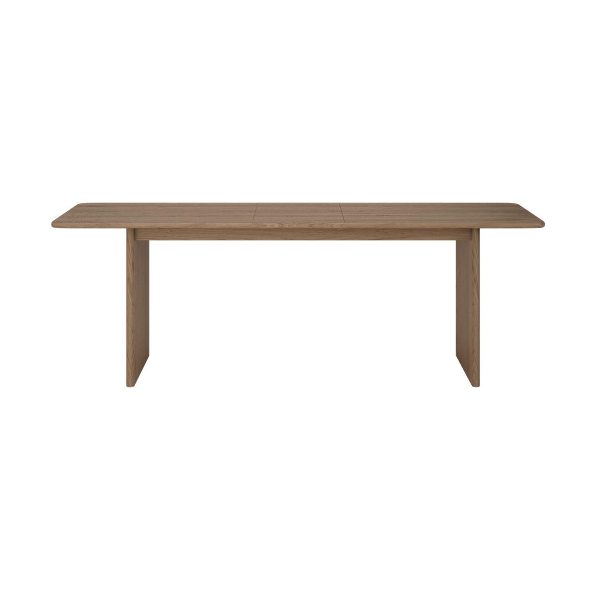 Large Weathered Oak Extendable Dining Table - Seats 6-8 - Mia – image 3
