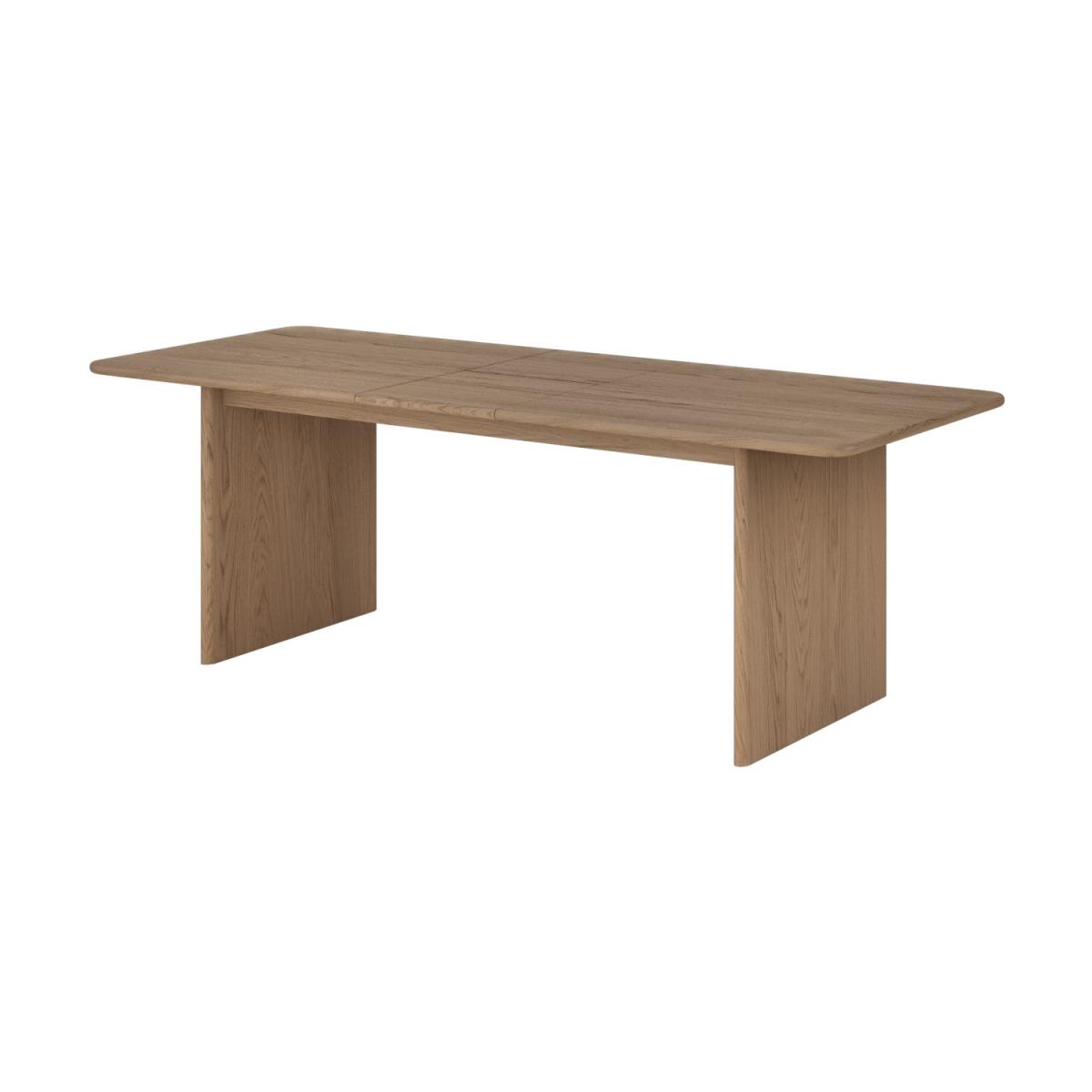 Large Weathered Oak Extendable Dining Table - Seats 6-8 - Mia – image 5