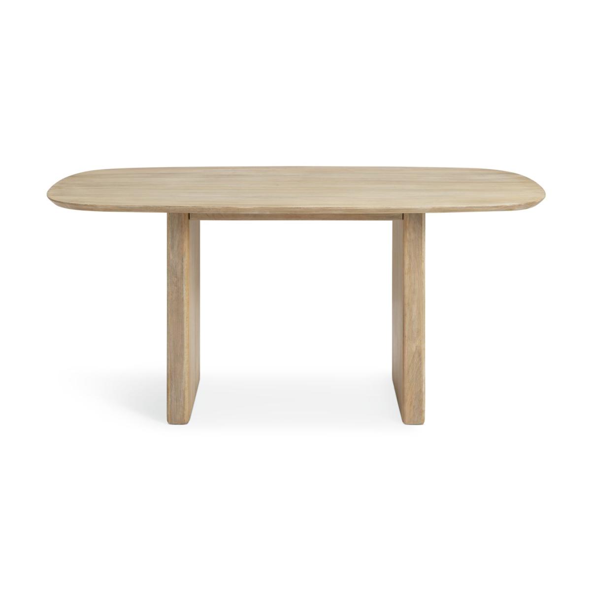 Habitat Samara Solid Wood 6 Seater Dining Table - Natural – image 4