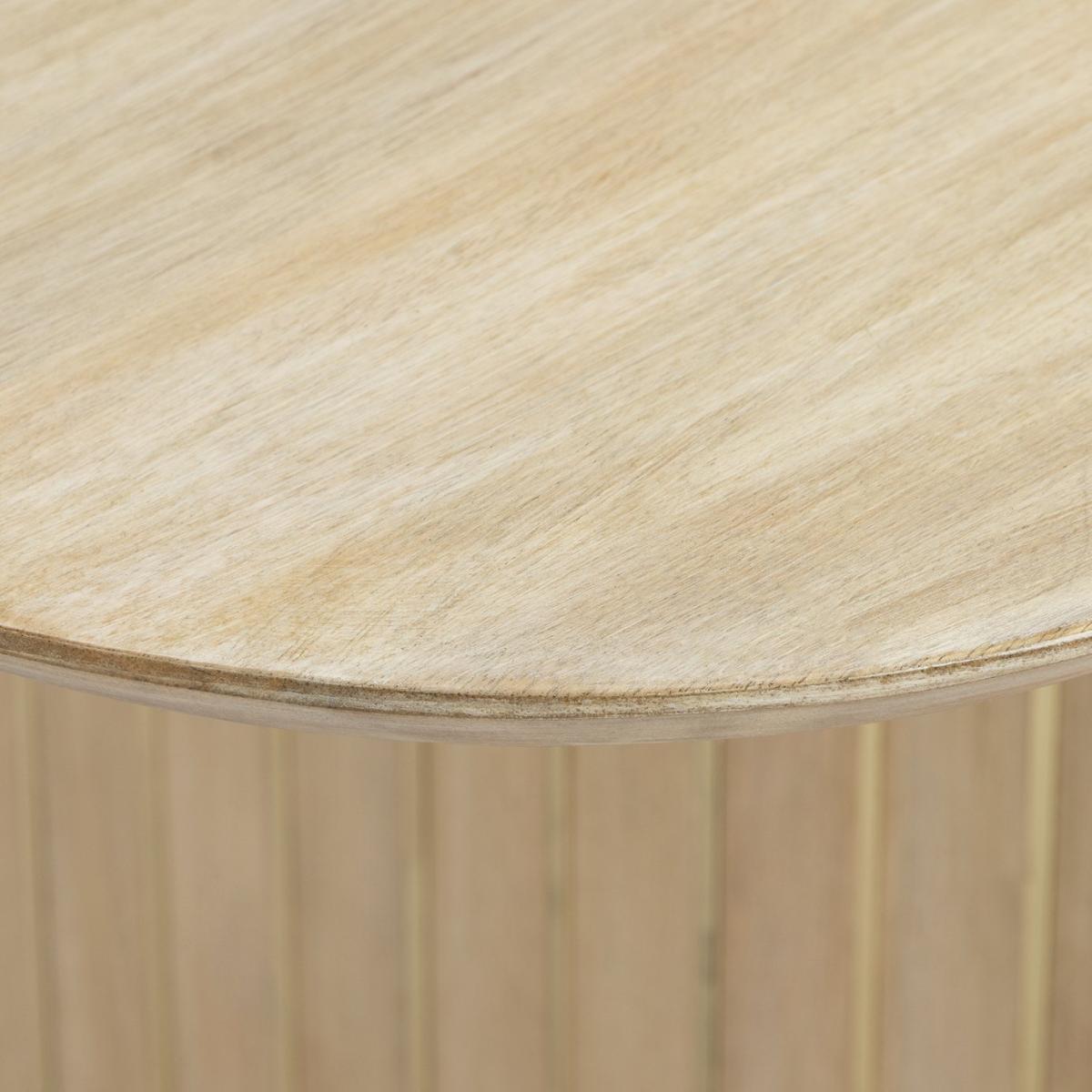 Habitat Samara Solid Wood 6 Seater Dining Table - Natural – image 5
