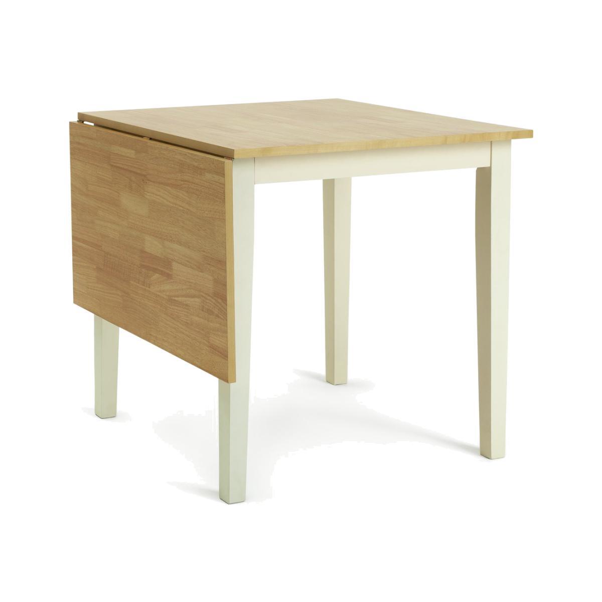 Habitat Chicago Extending 4 Seater Dining Table -Two Tone – image 1