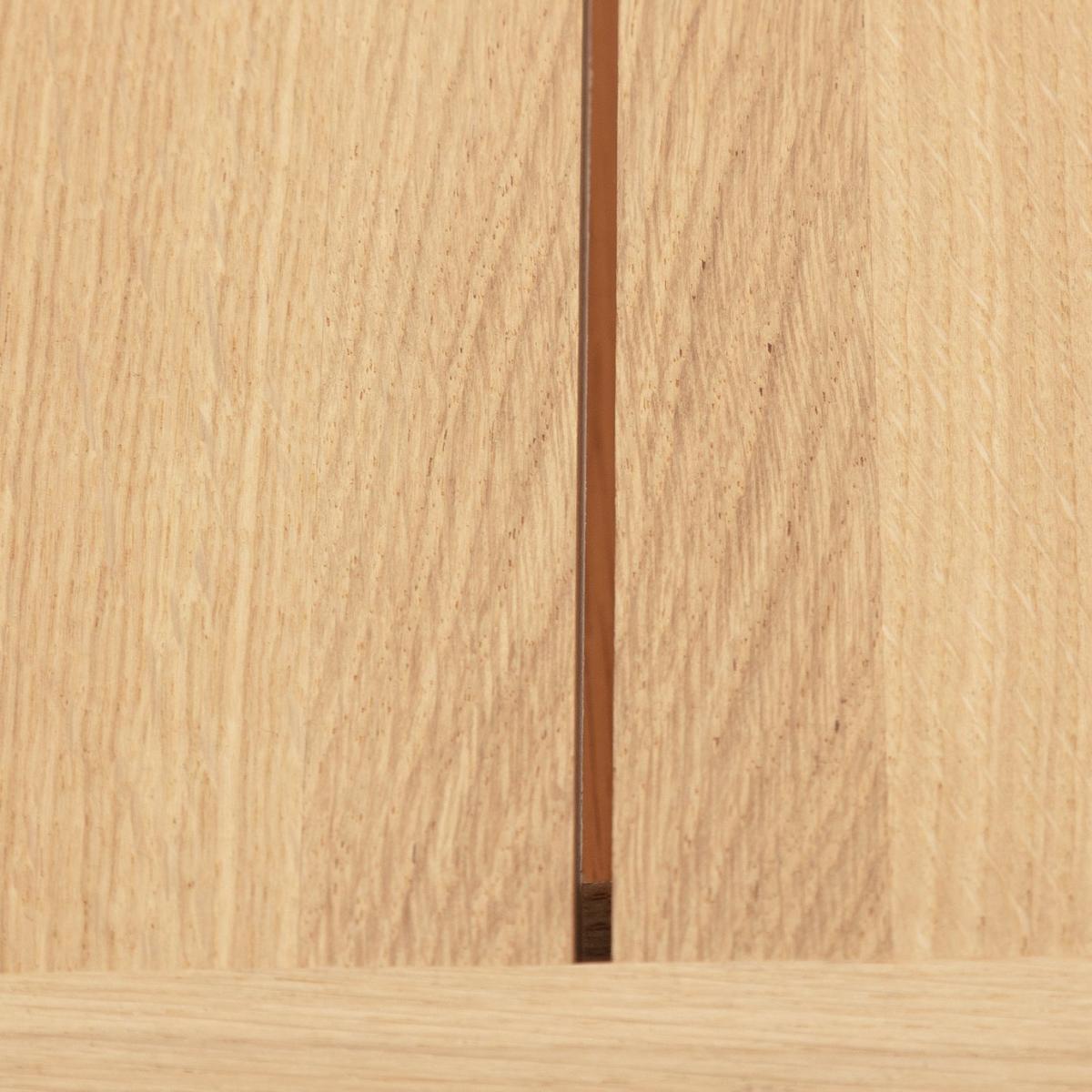 Habitat Radius Solid Wood Dining Table & 2 Oak Benches – image 2