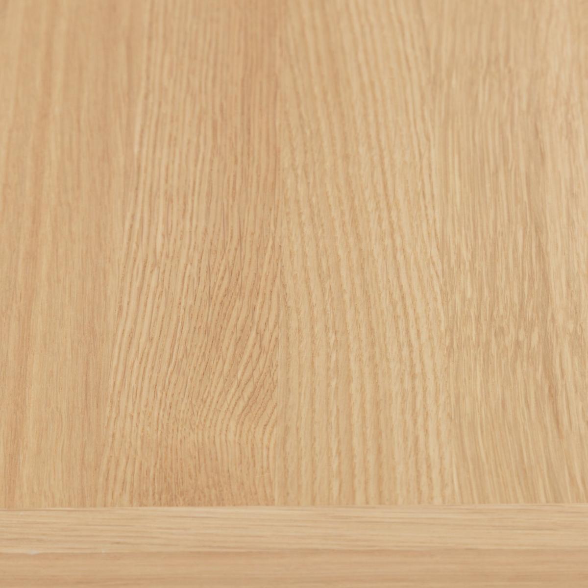 Habitat Radius Solid Wood Dining Table & 2 Oak Benches – image 8