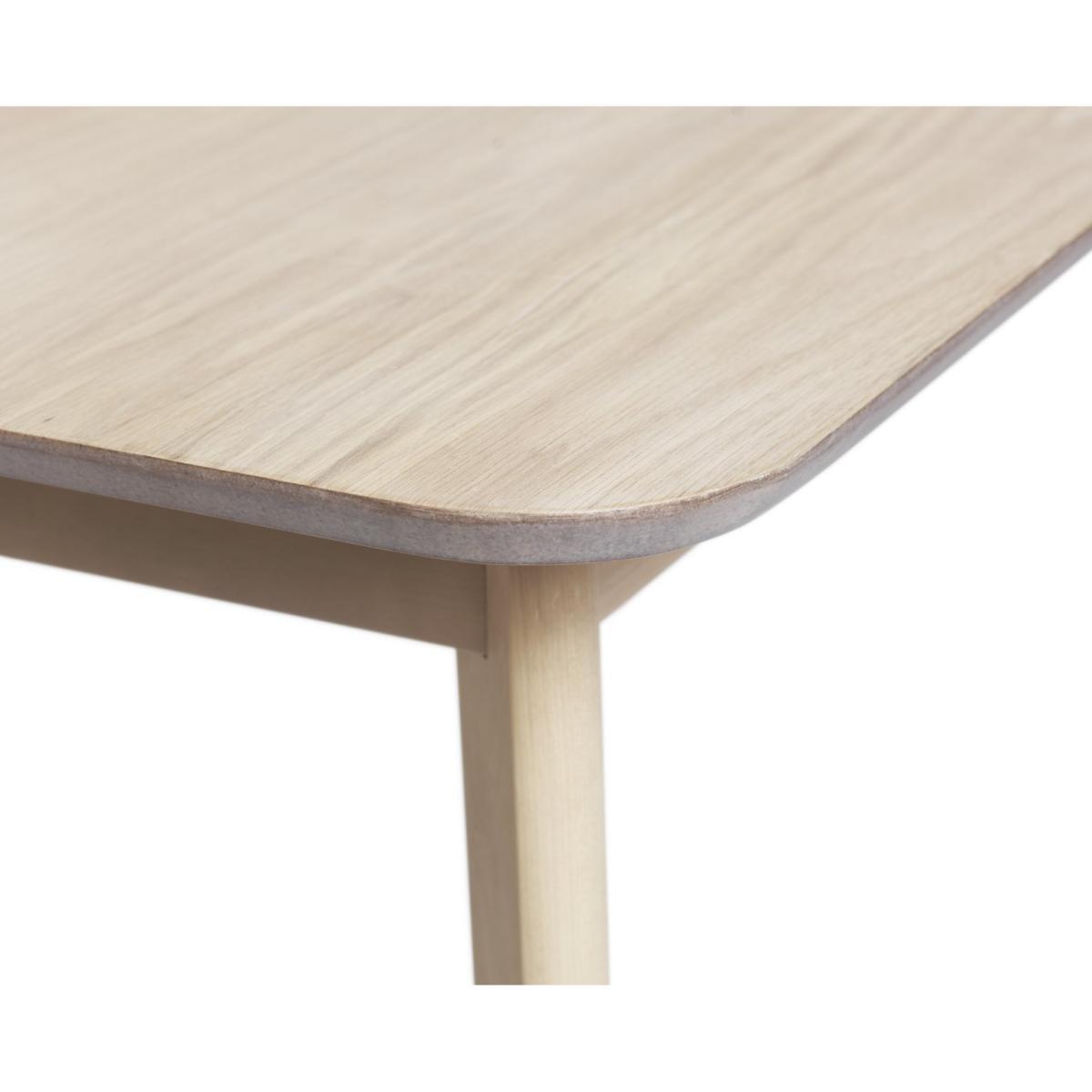 Habitat Skandi Solid Wood Dining Table & 4 Orange Chairs – image 5