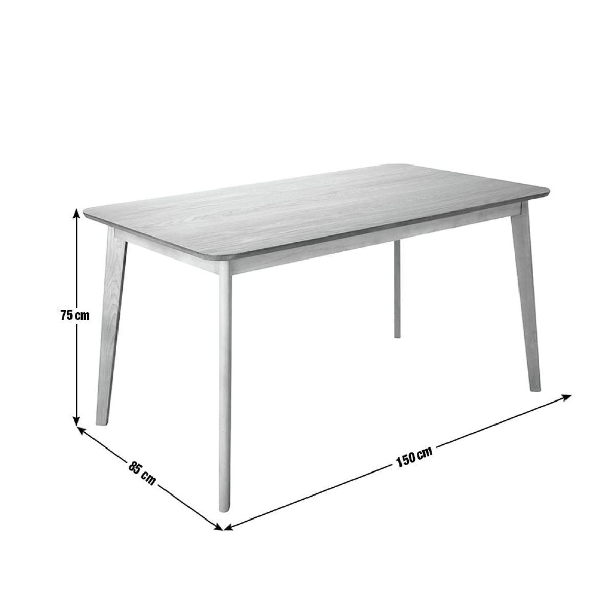 Habitat Skandi Solid Wood Dining Table & 4 Orange Chairs – image 10