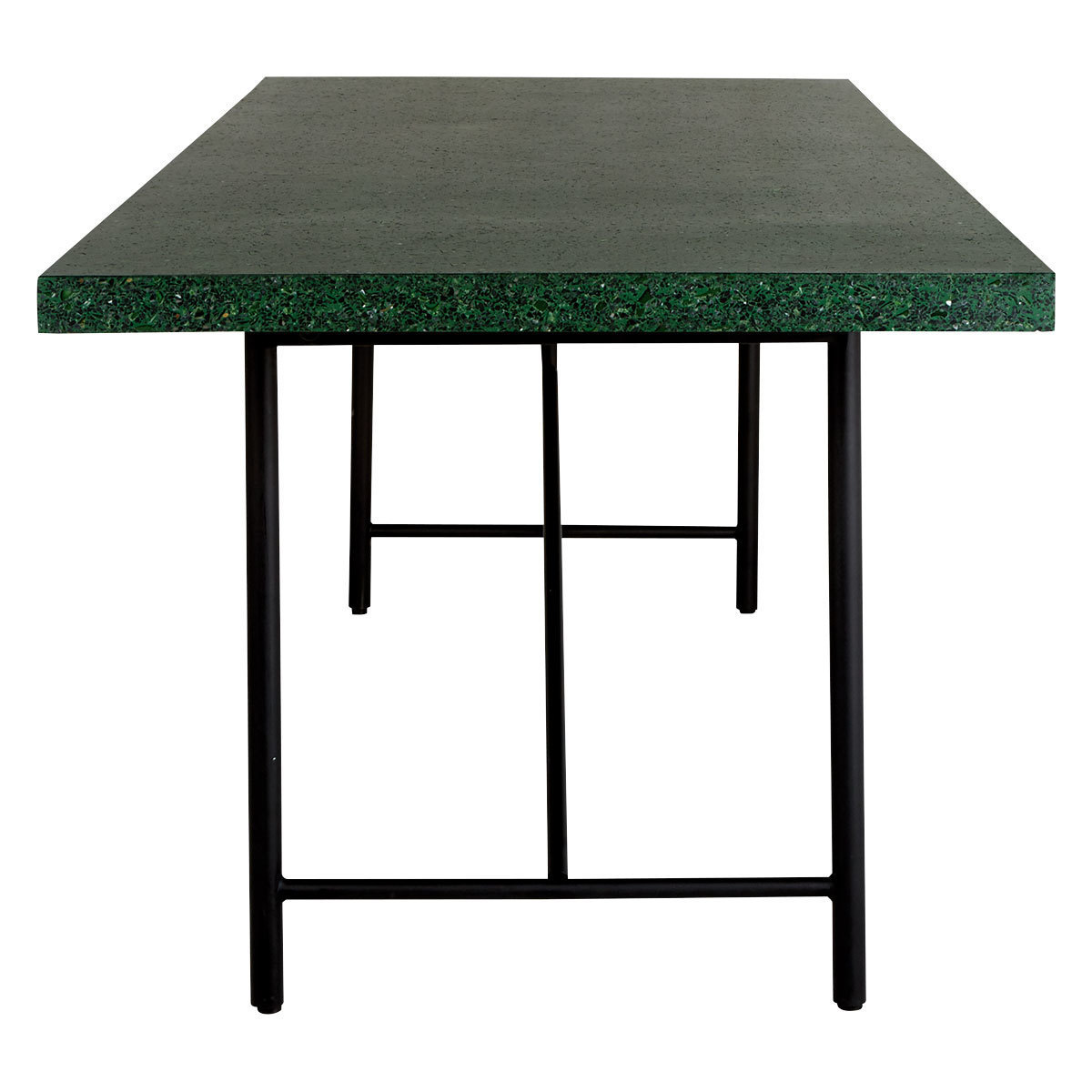 Arianne 8 Seater Green Terazzo Dining Table, Green Terrazzo – image 3