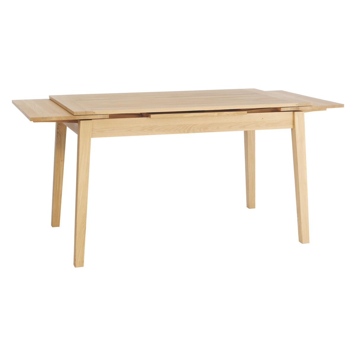 Ruskin Ii 4-6 Seat Oak Extending Dining Table, Natural – image 3