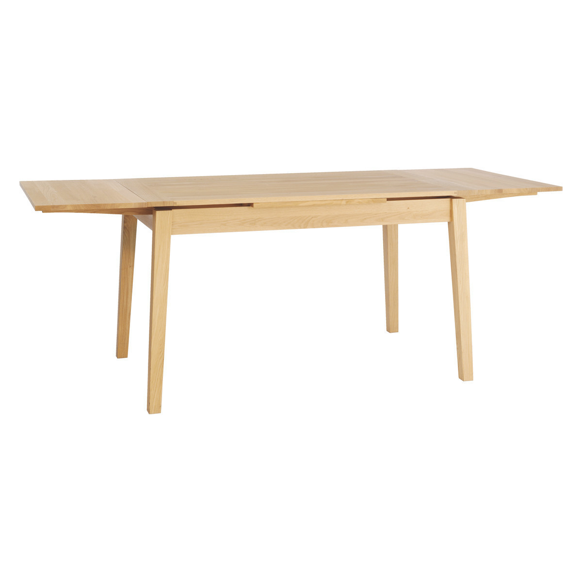 Ruskin Ii 4-6 Seat Oak Extending Dining Table, Natural – image 4