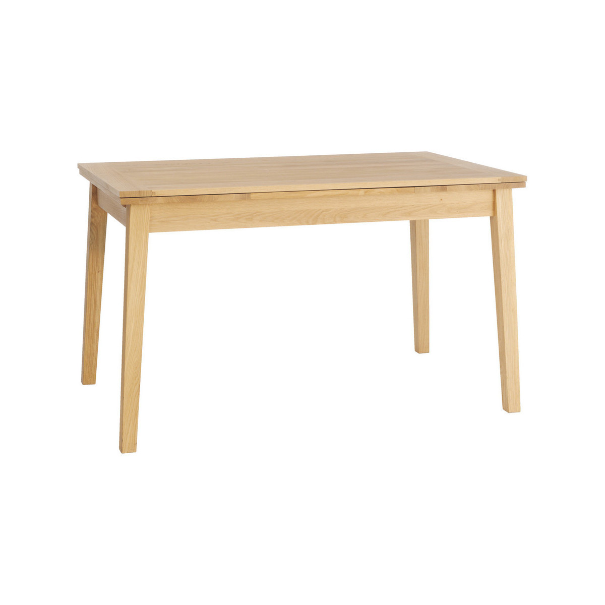 Ruskin Ii 4-6 Seat Oak Extending Dining Table, Natural – image 1