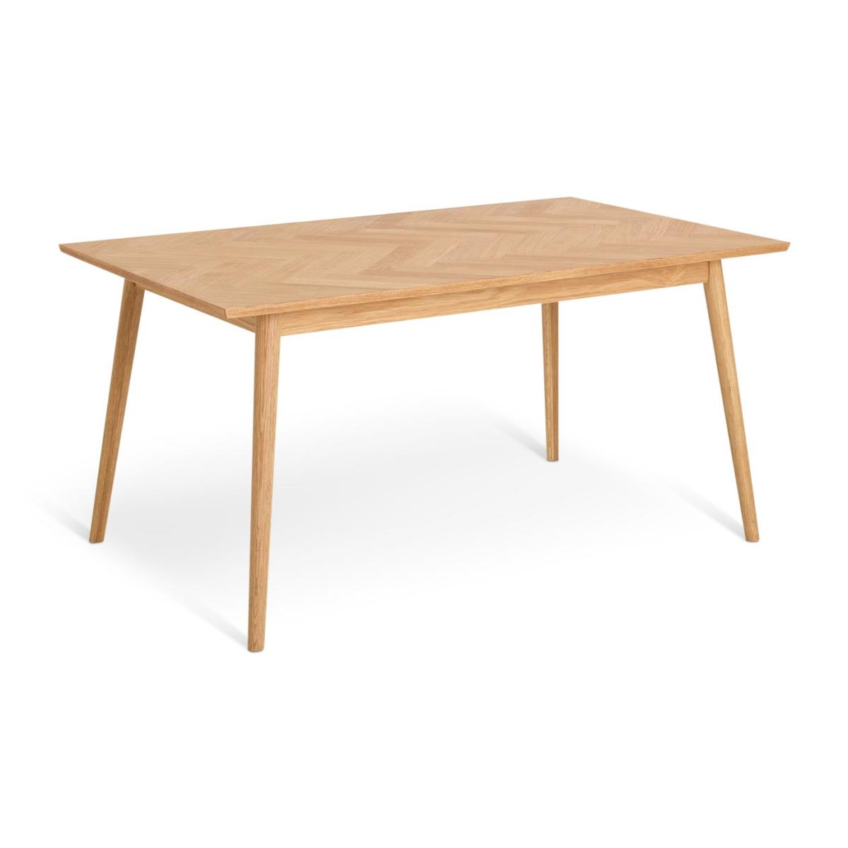 Habitat Dorney Herringbone Oak Veneer 6 Seater Dining Table – image 4
