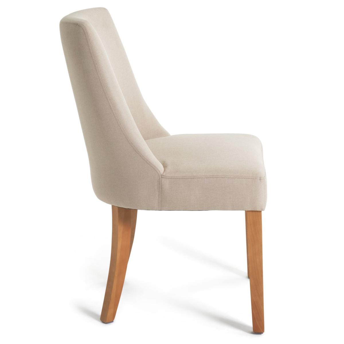 Habitat Radius Oak Dining Table & 8 Alec Cream Chairs – image 11