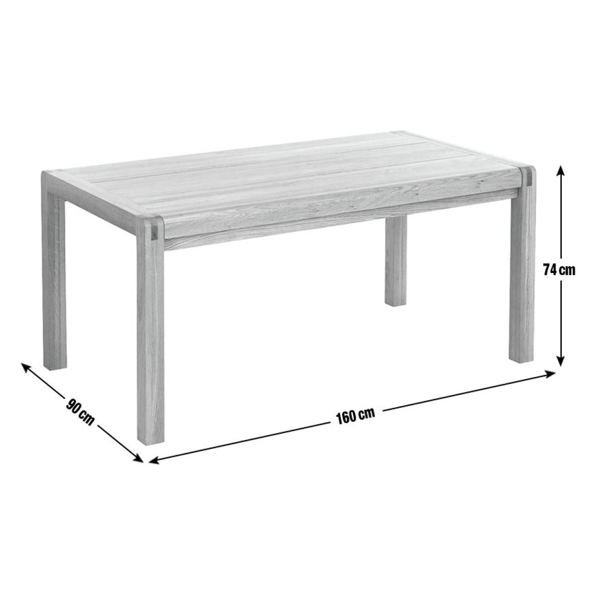 Habitat Radius Oak Dining Table & 8 Alec Cream Chairs – image 5