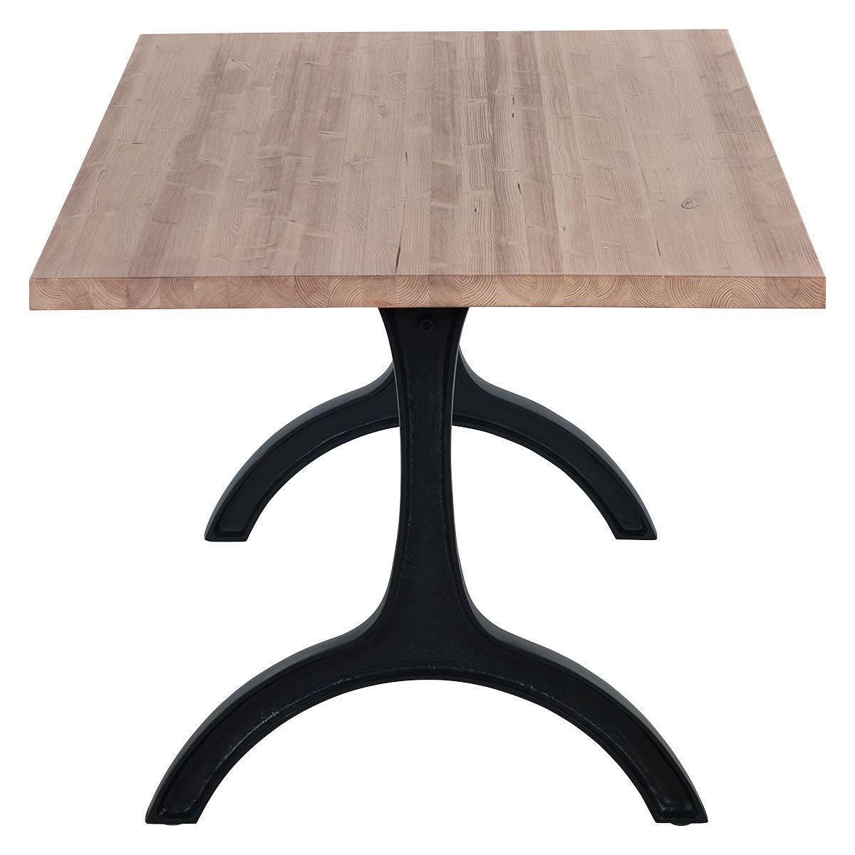 Ringo 8 Seater Cast Aluminium And Solid Pine Dining Table, Natural – image 2
